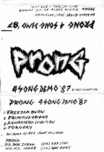 Prong : 4 Song Demo '87